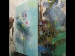 ชนบท Van Gogh ภาพวาดสีน้ำมันดอกทานตะวัน 20 x 24 นิ้ว