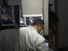 ศาสนาภาพวาดสีน้ำมันรูปมนุษย์สำหรับตกแต่งโบสถ์