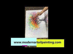 บทคัดย่อผ้าใบ Wall Art ภาพวาดสีน้ำมัน Unframed สำหรับห้องนั่งเล่น