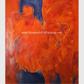 ภาพสีน้ำมันศิลปะสมัยใหม่ของผู้หญิง, ภาพวาดศิลปะนามธรรมผู้หญิงสูบบุหรี่แซกโซโฟน
