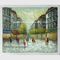 สไตล์คลาสสิก 100% Hand - Made ร่วมสมัย Paris Oil Painting ยืดหยุ่น Neo