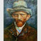Vincent Van Gogh ภาพวาด Self Portrait Reproduction บนผ้าใบสำหรับตกแต่งบ้าน